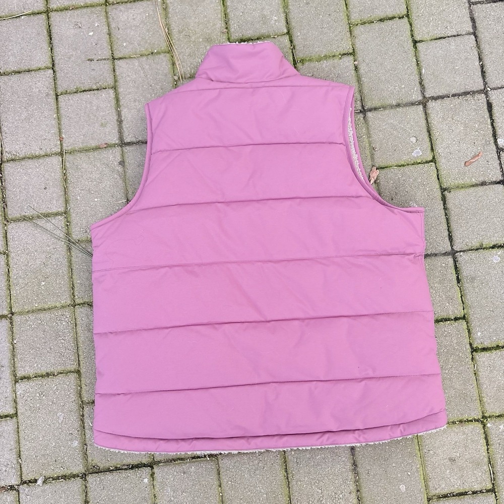 Carhartt Montana Puffer Vest Sz L Insulated Reversible Sherpa Pink EUC No Flaws - Picture 2 of 8
